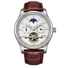 Silver, White Dial