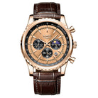 Rose Gold, Champagne Dial