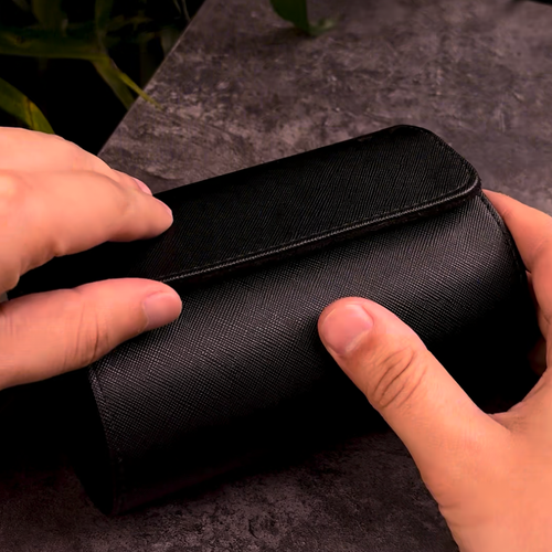 Leather Travel Case for 2 Watches – view 2