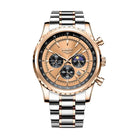 Rose Gold, Champagne Dial
