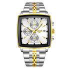 White Dial, Gold Accents