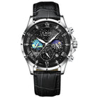 Silver, Black Dial