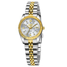 Two-Tone Gold, White Dial