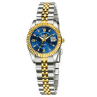 Two-Tone Gold, Blue Dial