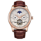 Rose Gold, White Dial
