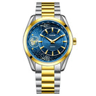 Two-Tone Gold, Blue Dial