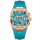 Rose Gold, Turquoise Strap