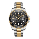 Two-Tone Gold, Black Dial